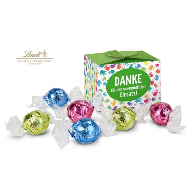 Lindt Süßes Danke - auch in individueller Faltschachtel