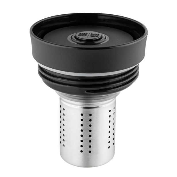 Thermobecher mit Teesieb & 360° Trinköffnung "Crema Extensa"