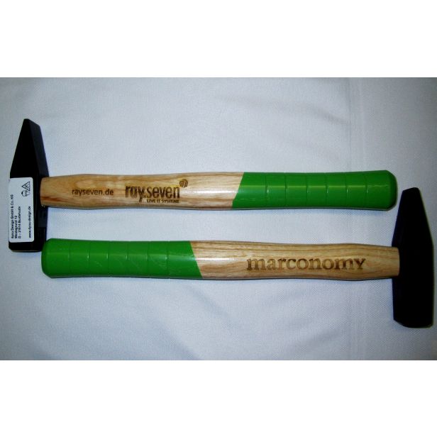 Schlosserhammer 300g mit Logo oder Wunschtext