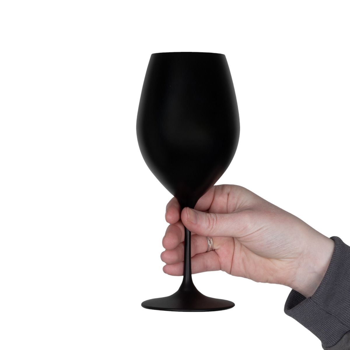 4you Design Weinglas Exquisit - 640 ml - schwarz / gold