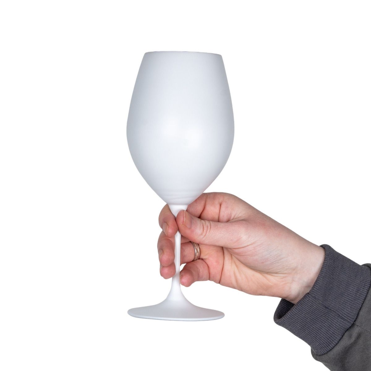 4you Design Weinglas Exquisit - 640 ml - weiß / gold
