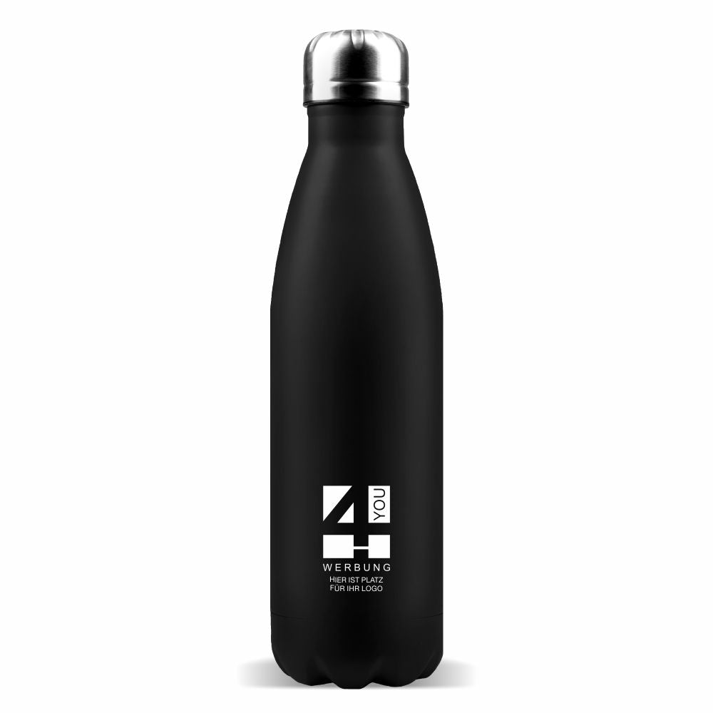 Trinkflasche Edelstahl mit Logodruck