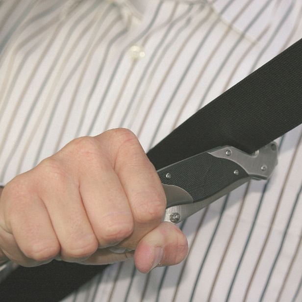 Rettungsmesser "Cut&Rescue" mit Logogravur