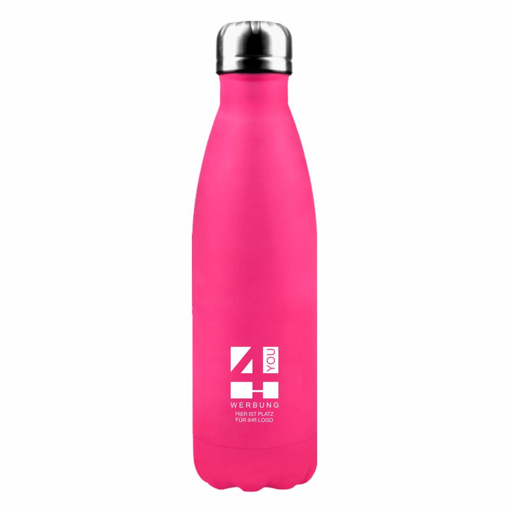 Trinkflasche Edelstahl mit Logodruck