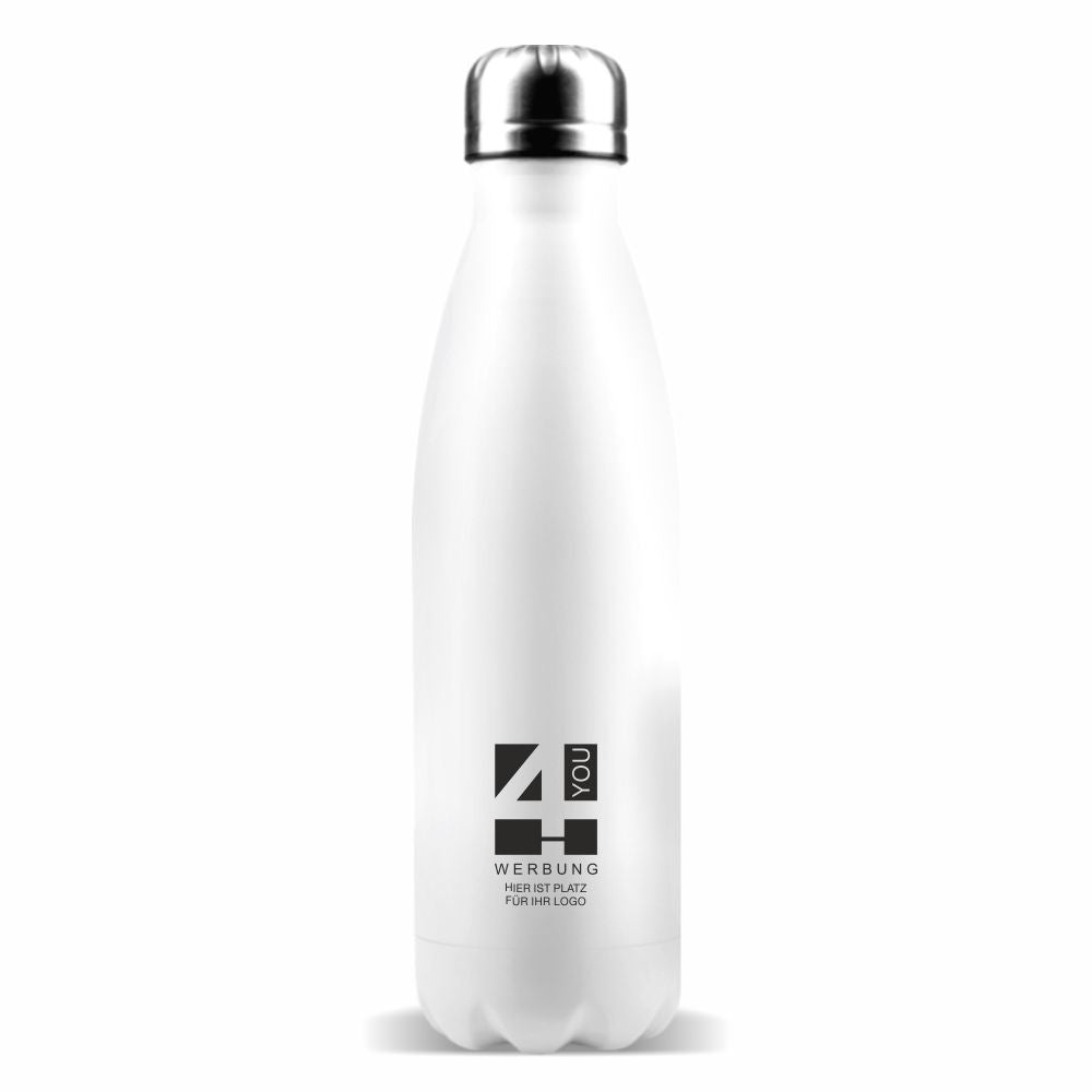 Trinkflasche Edelstahl mit Logodruck