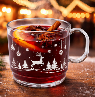 Glühweinbecher 200 ml  - mit Wunschdruck