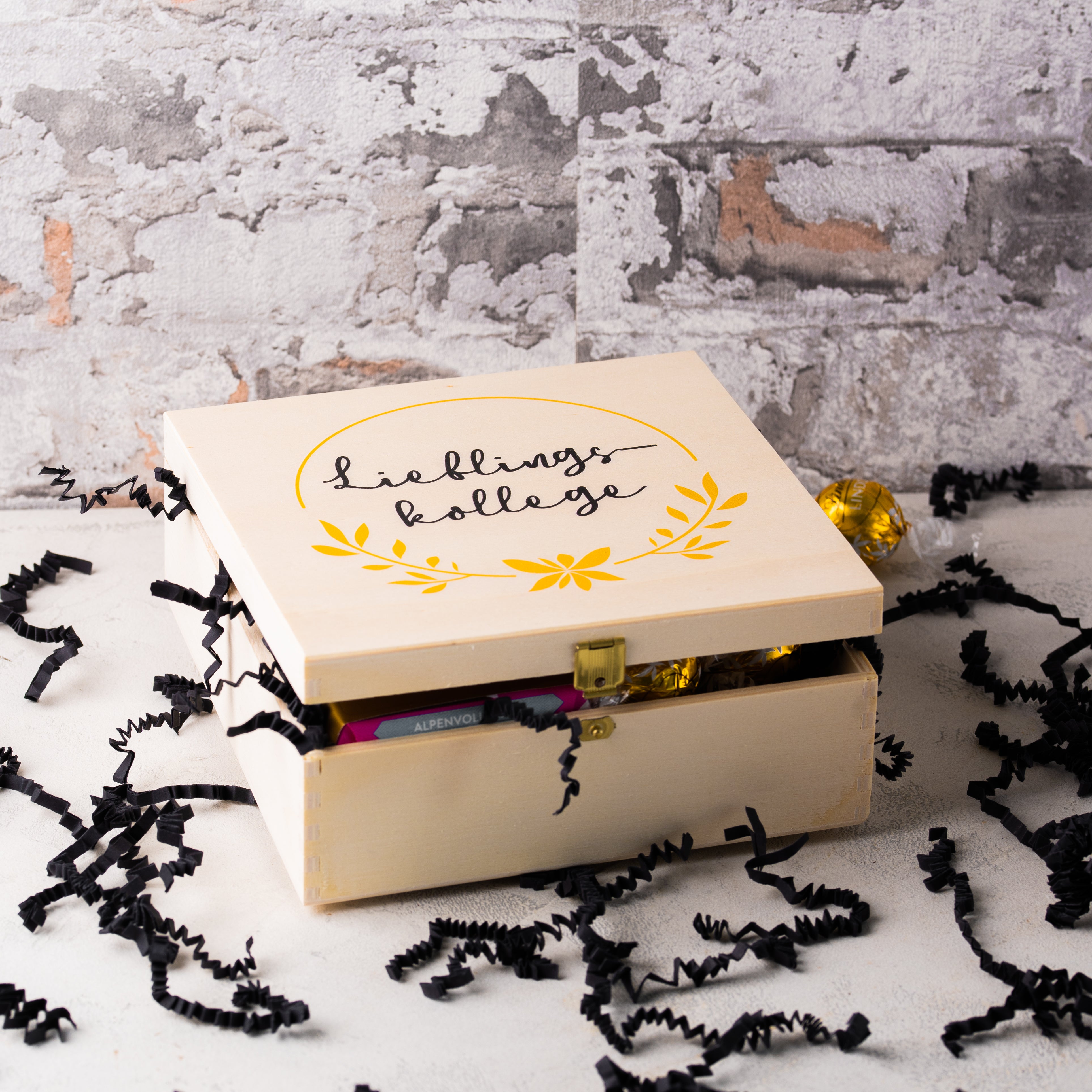 Geschenkbox "Lieblingskollege" mit Schokolade