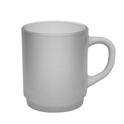 Henkelbecher Satiniert mit Wunschdruck  & optionalem Eichstrich