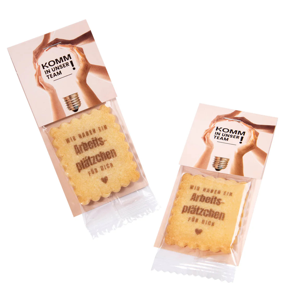 Knackiger Vanille-Butterkeks mit Displaykarte
