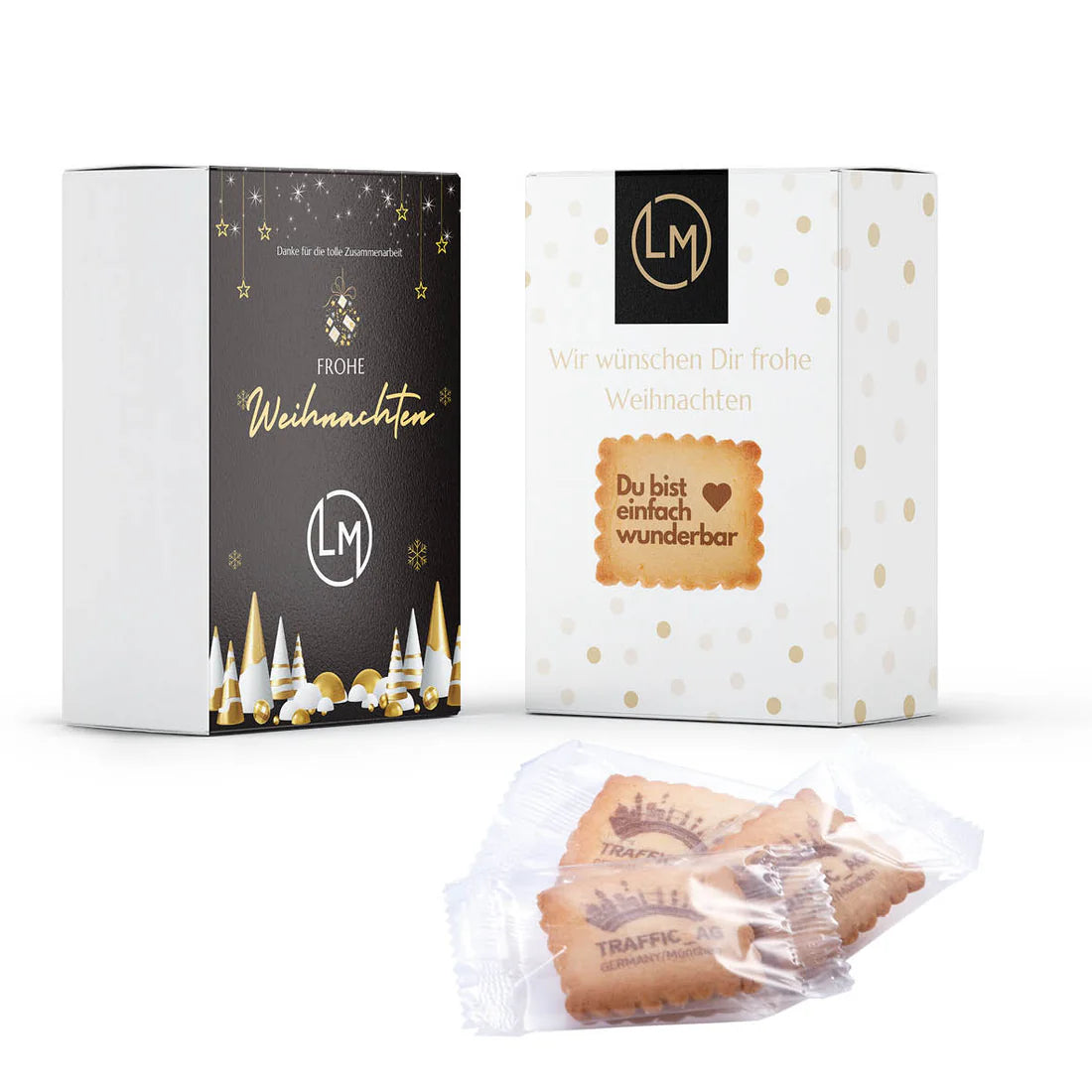 15 Butterkekse in edler Geschenkbox - Weihnachten