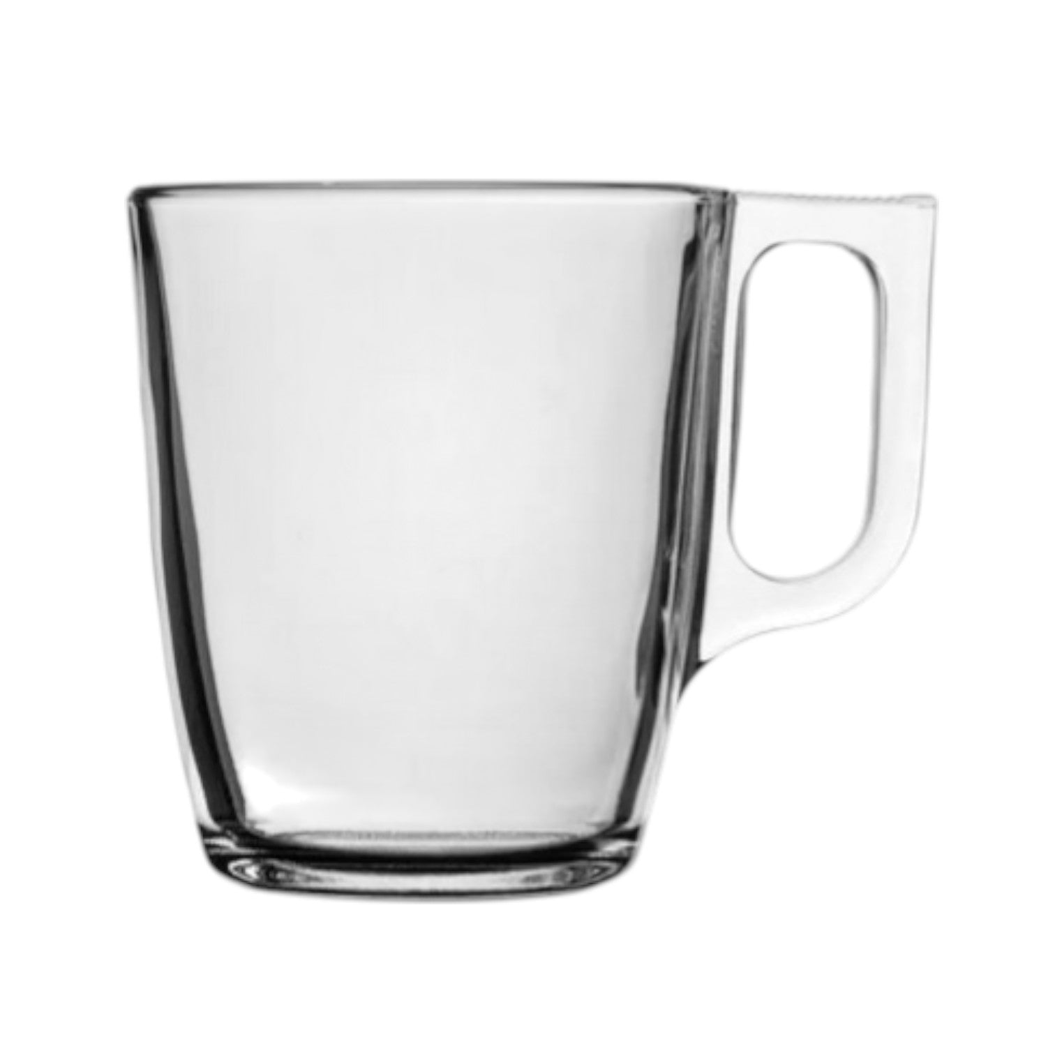 Glühweinbecher - Klarglas - mit Druck  & optionalem Eichstrich