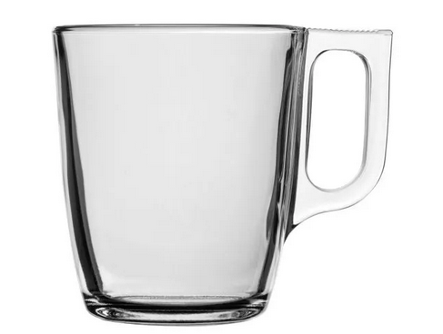 Glühweinbecher - Klarglas - mit Druck  & optionalem Eichstrich