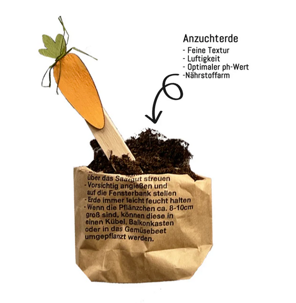 Hattu Möhrchen Wundertüte mit Möhre