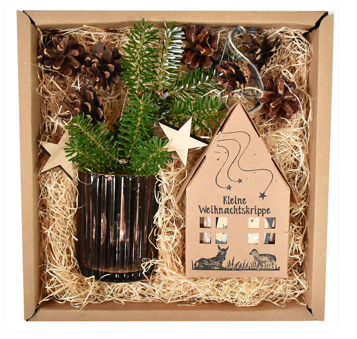 Geschenkbox Weihnachtskrippe zum selber bauen