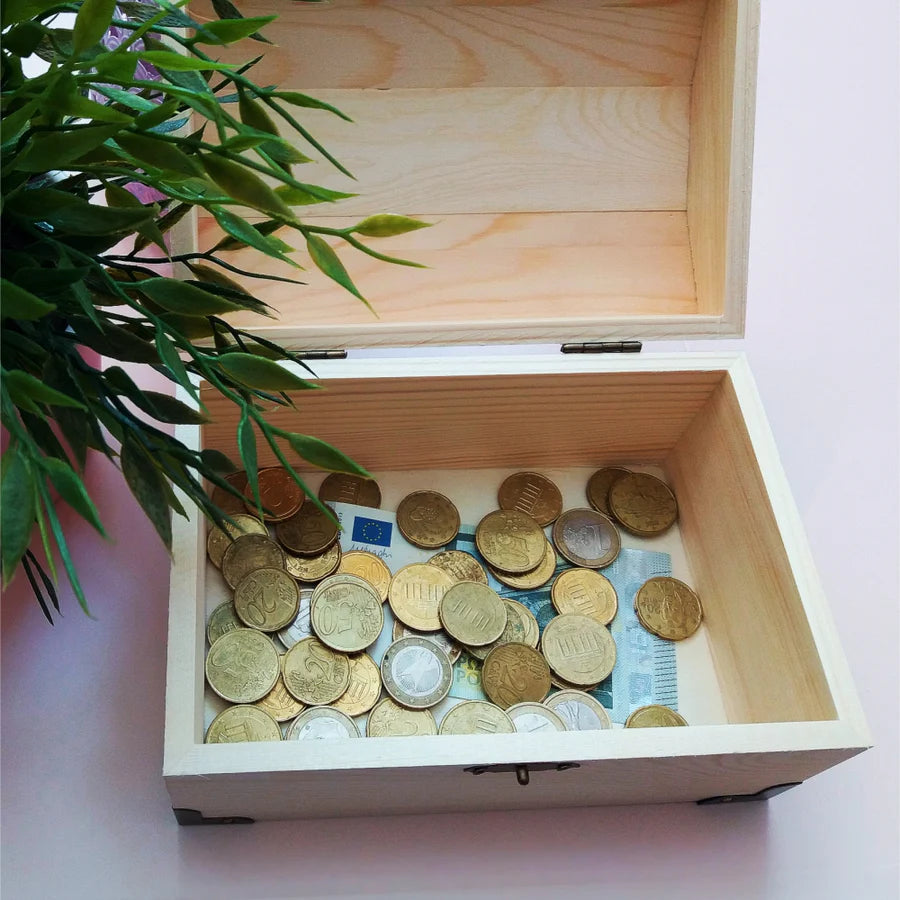 Schatztruhe Rentenkasse mit Wunschname