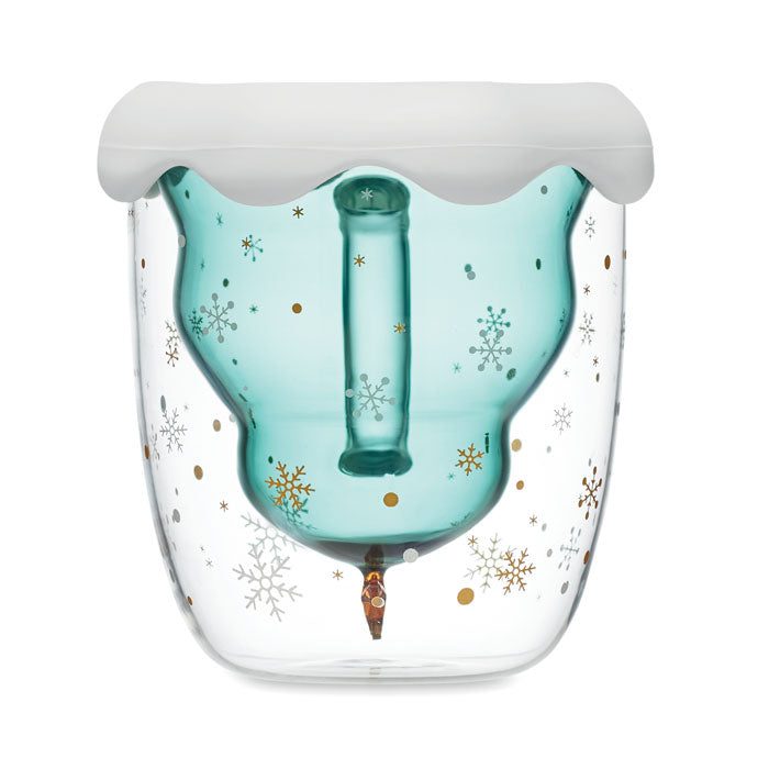 Doppelwandiger Becher - Wintermotiv
