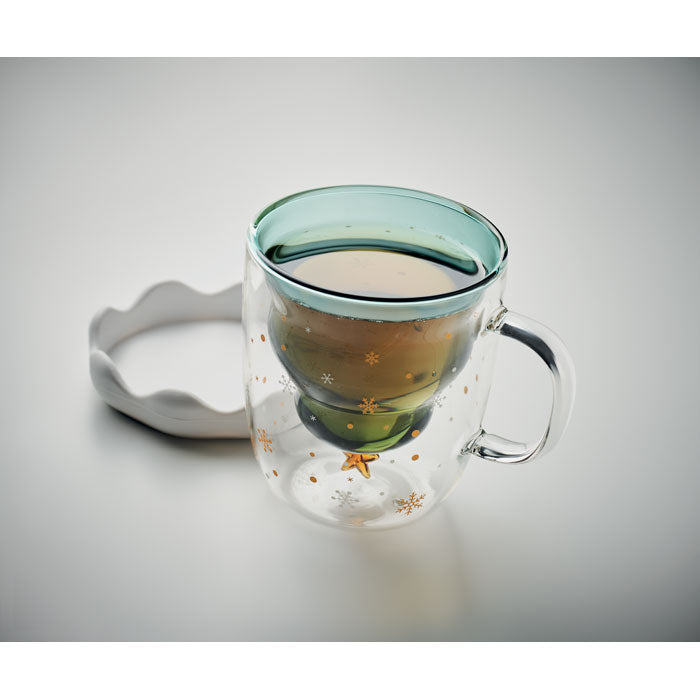 Doppelwandiger Becher - Wintermotiv