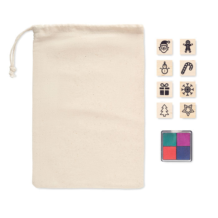 Stempel Set mit 8 Stempeln - Weihnachten