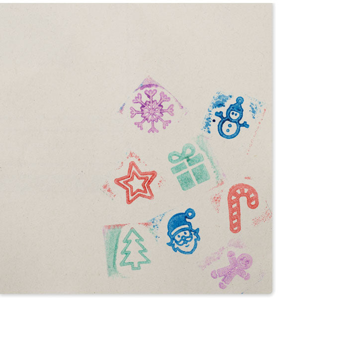 Stempel Set mit 8 Stempeln - Weihnachten