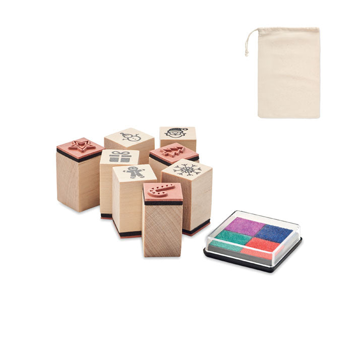 Stempel Set mit 8 Stempeln - Weihnachten
