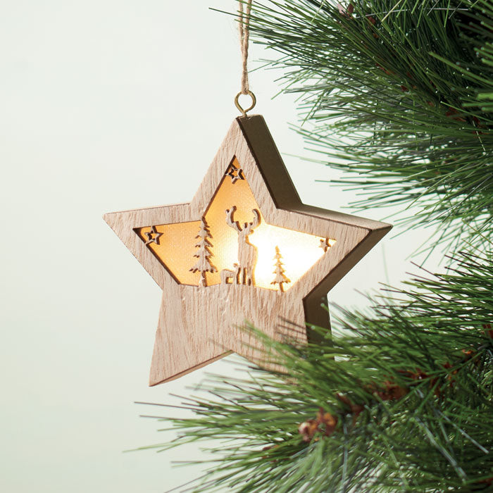 Weihnachtlicher Stern mit LED- Licht
