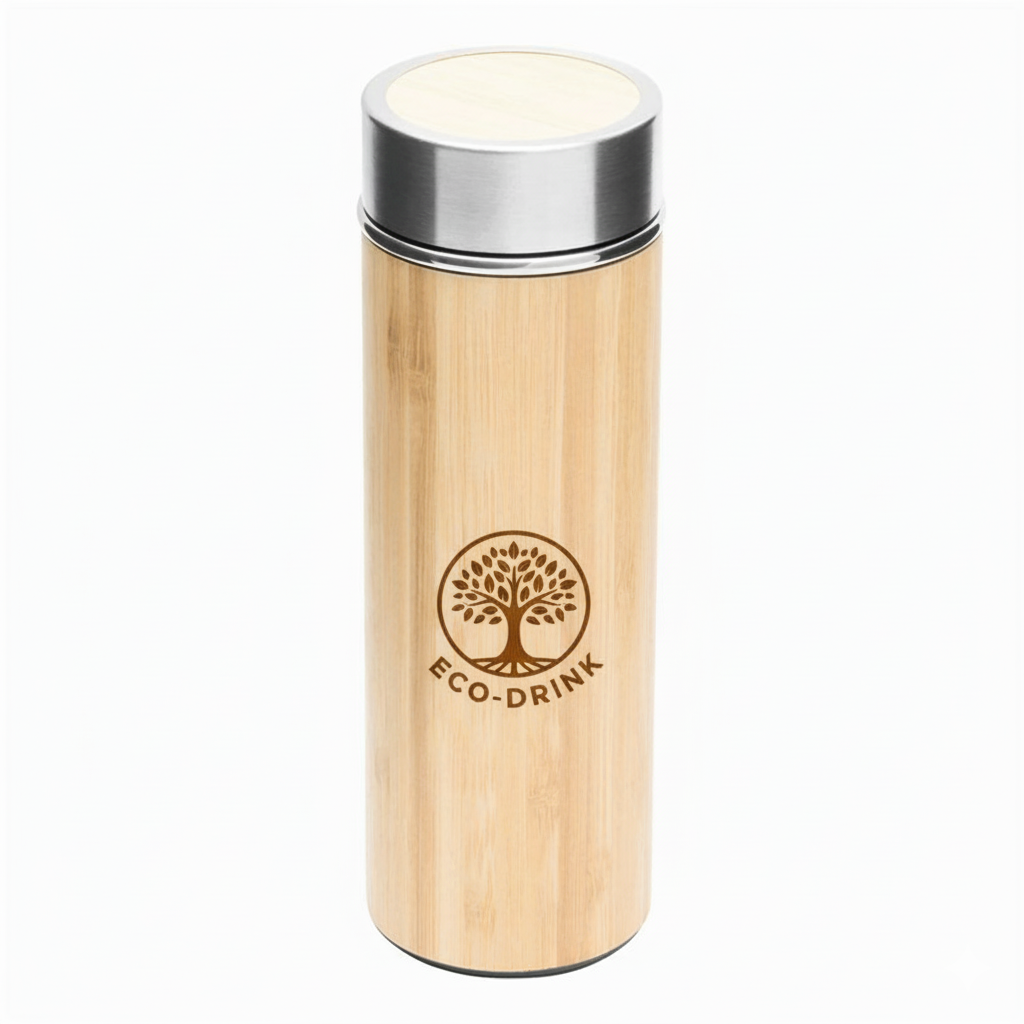 Vakuum-Isolierflasche BAMBOO GO