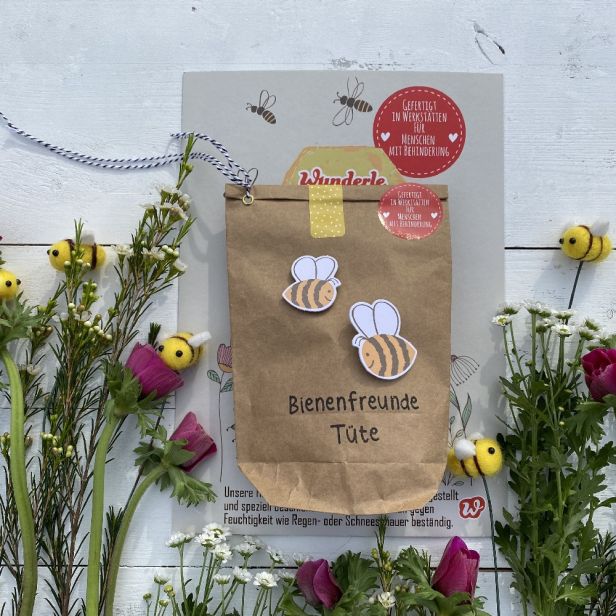 Wundertüte Bienenfreunde mit Blumenwiese-Samen individualisierbar
