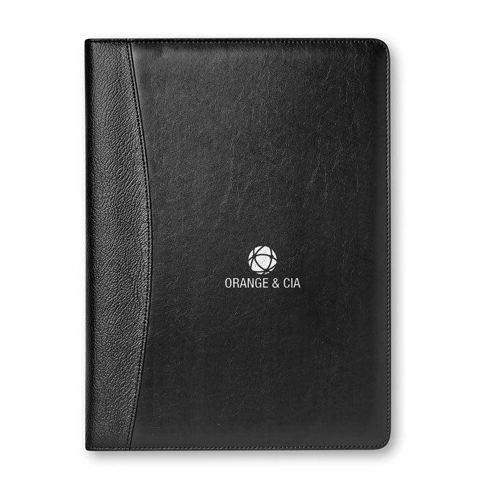 Konferenzmappe aus Leder mit Taschenrechner