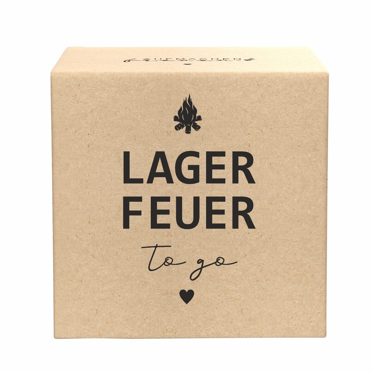 Windlicht - Lagerfeuer to go - optional mit Logodruck
