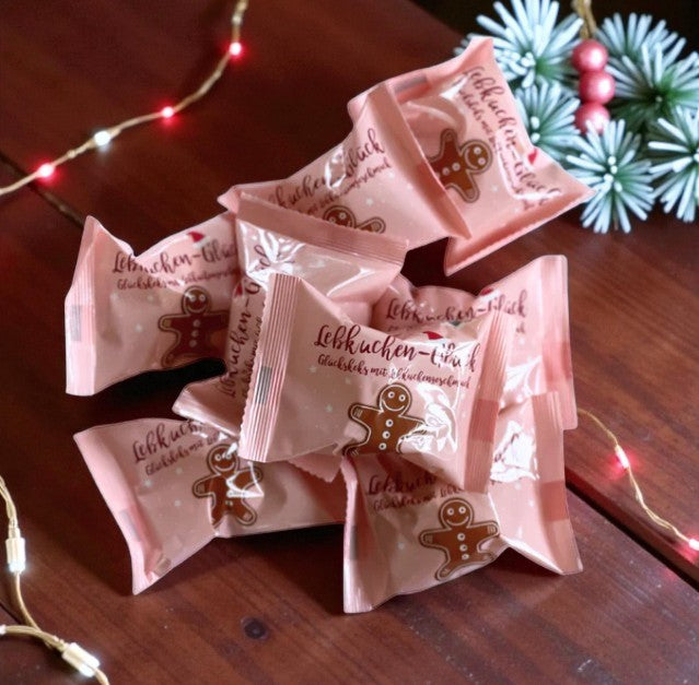 Weihnachts-Glückskekse mit Lebkuchengeschmack