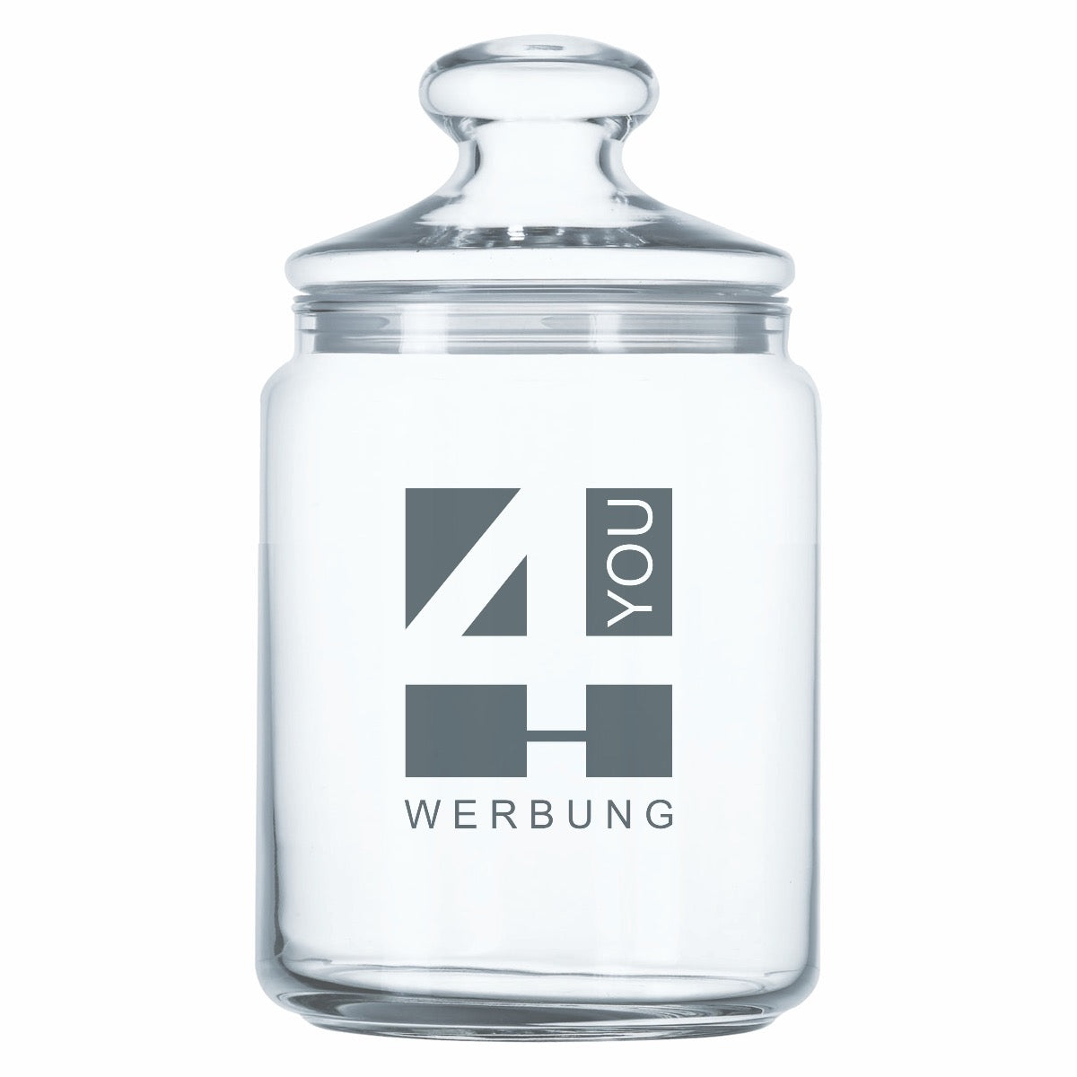 Bonbonglas / Keksglas mit Logo