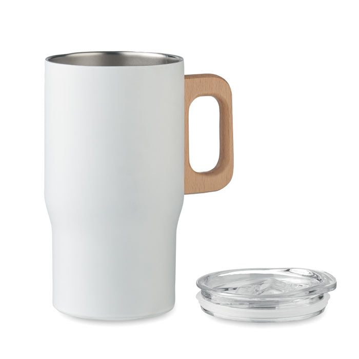 Doppelwandiger Becher aus recyceltem Edelstahl