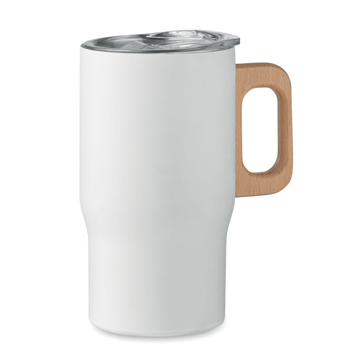 Doppelwandiger Becher aus recyceltem Edelstahl