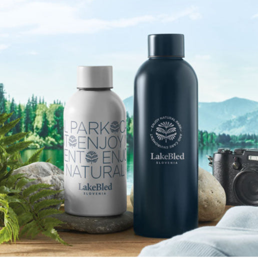 Einwandige Flasche aus recyceltem Edelstahl - 500 ml
