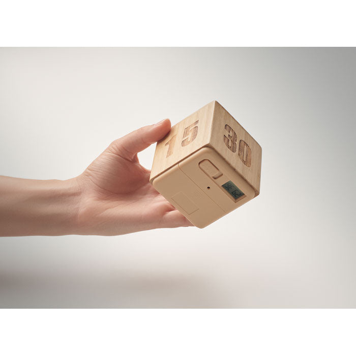 Zeitwürfel-Timer - aus Bambus