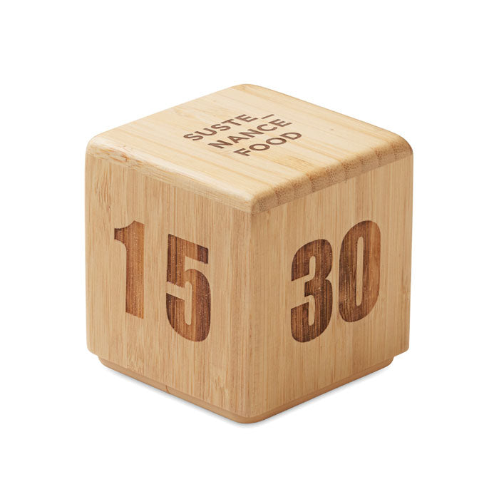 Zeitwürfel-Timer - aus Bambus