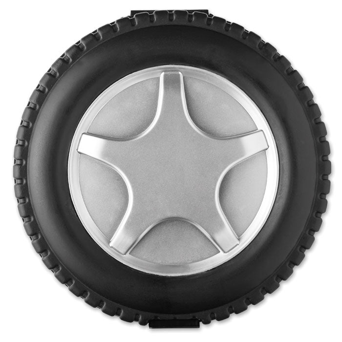 25-teiliges Werkzeugset in Autoreifenform