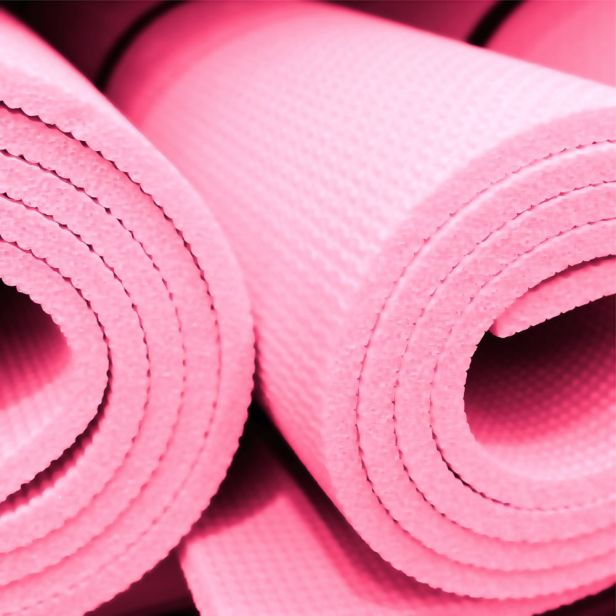 Yogamatte - pink - mit Wunschname