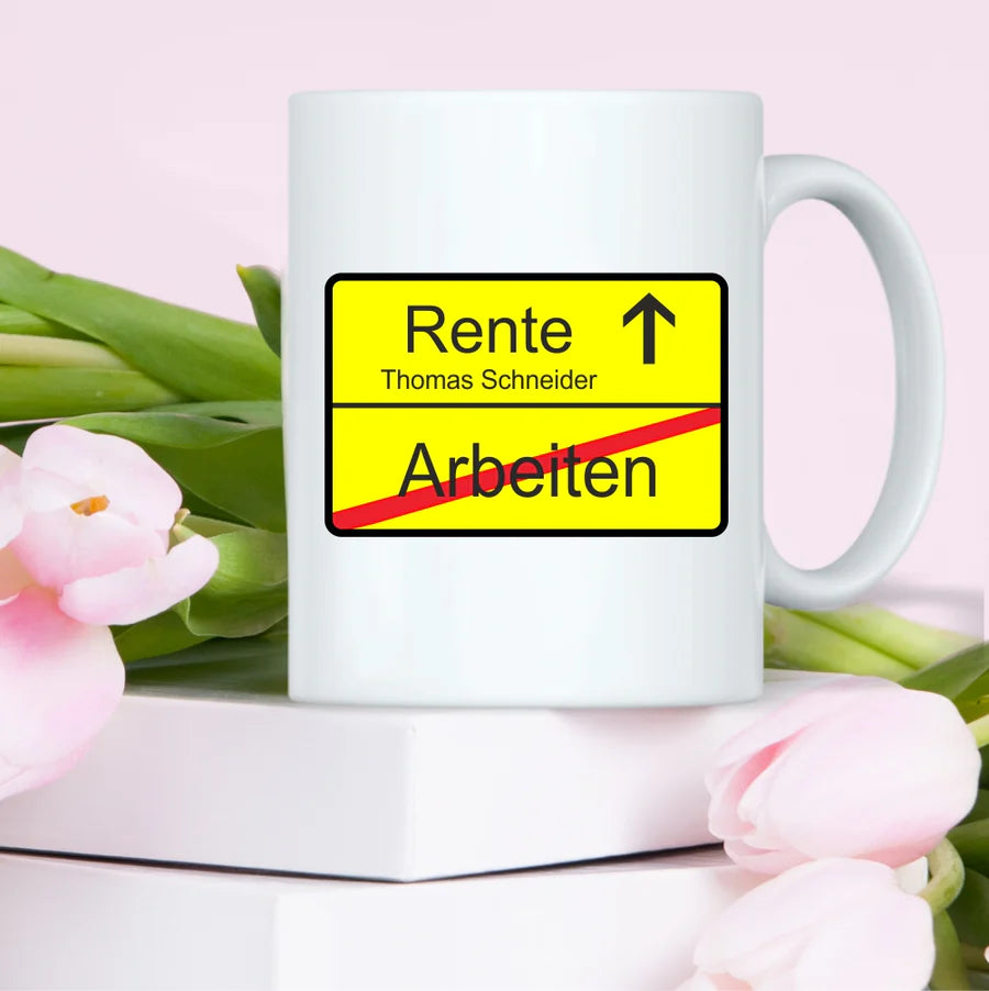 Tasse Rente - personalisiert