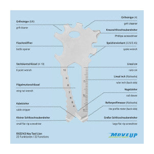 Key Tool  Löwe  - 22 Funktionen Werkzeug