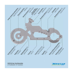 Key Tool  Motorrad  - 21 Funktionen Werkzeug