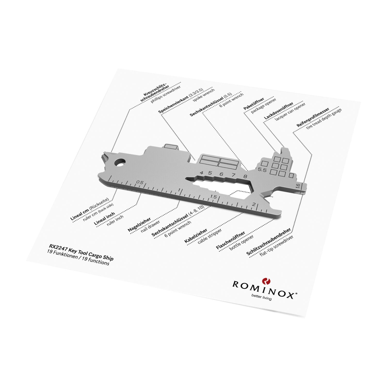 Key Tool Schiff  - 19 Funktionen Werkzeug