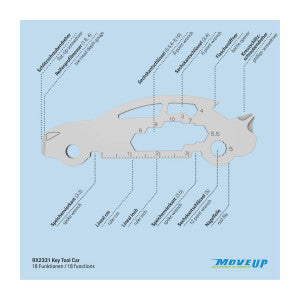 Key Tool  Auto  - 18 Funktionen Werkzeug
