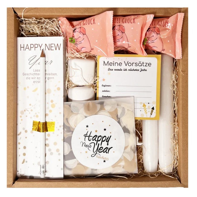 Silvester Tischdeko Box