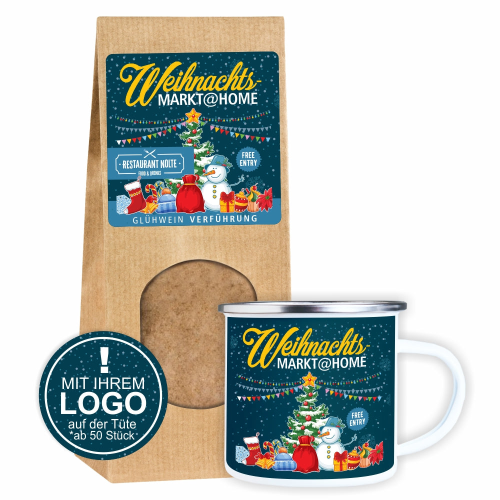 Weihnachtsmarkt@home - Geschenkset mit Logo