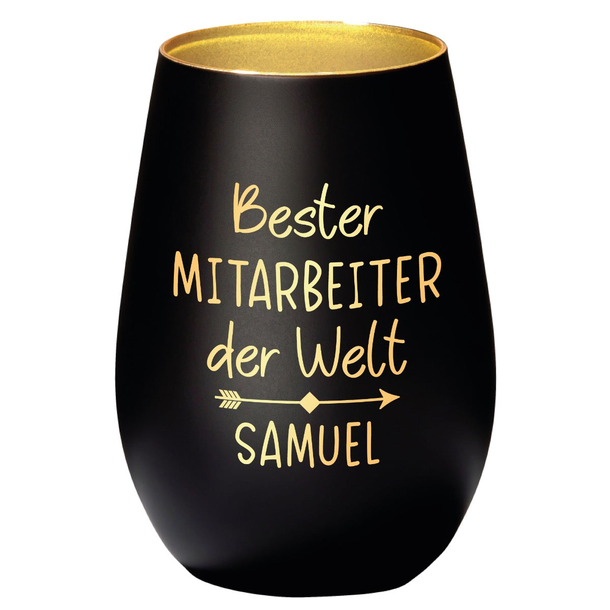 Windlicht "Bester Mitarbeiter" oder "Beste Mitarbeiterin"