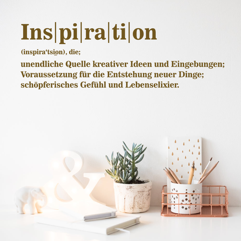 Wandtattoo "Inspiration"