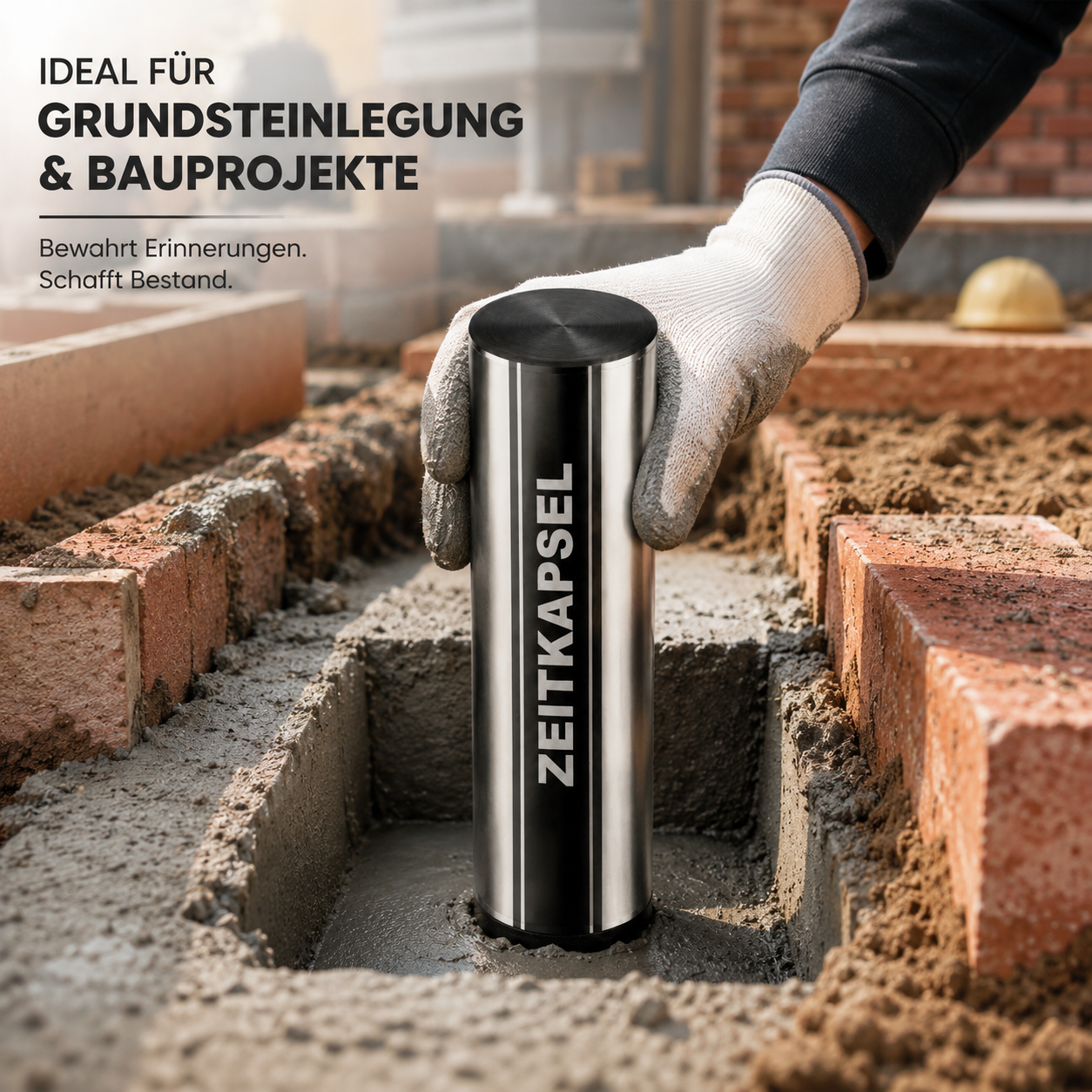 Zeitkapsel mit individuellem Druck, 2 Größen